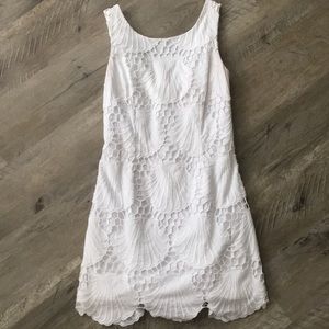 Lilly Pulitzer White Sea Shell dress